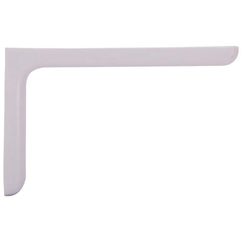 ProSource 25226PHL-PS Designer Shelf Bracket, 132 lb/Pair, 10 in L, 5-3/4 in H, Steel, White (Pack of 20)