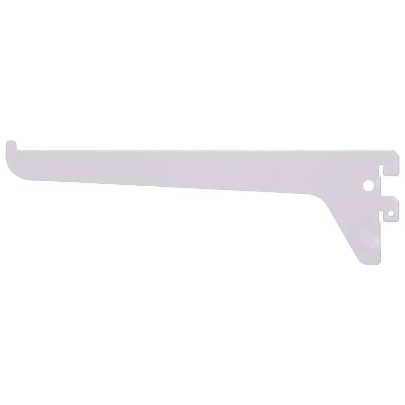 ProSource 25333PHL-PS Single and Utility Shelf Bracket, 62 lb/Pair, 8 in L, 2-1/2 in H, Steel, White (Pack of 30)