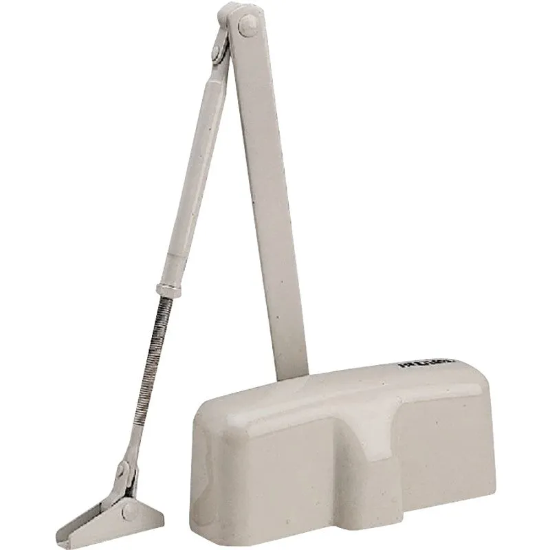 ProSource C102-BH-SA-IV Door Closer, Automatic, Aluminum, Ivory, 100 lb, 150 x 19 mm Mounting Hole Distance