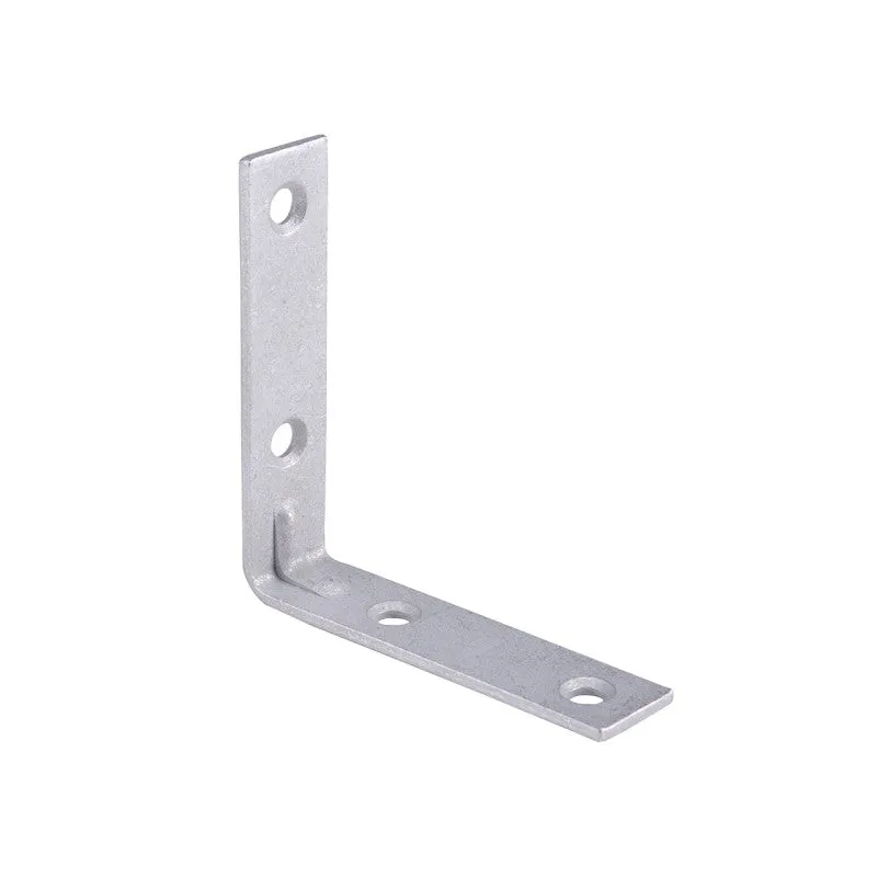 ProSource CB-G03-C4PS Corner Brace, 3 in L, 3 in W, 3/4 in H, Galvanized Steel, Galvanized, 2.6 mm Thick Material