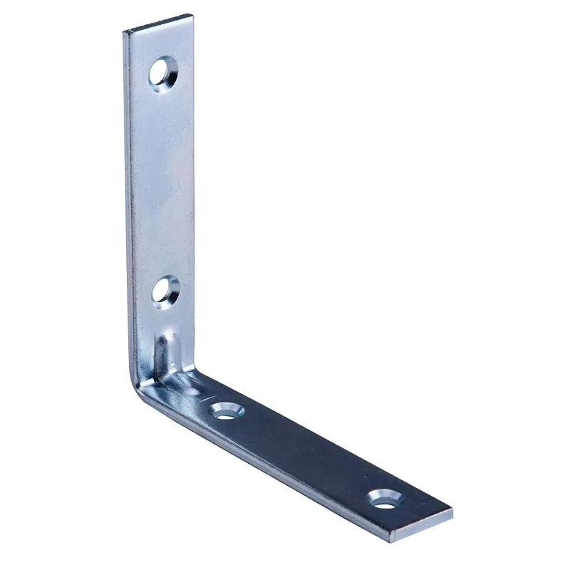 ProSource CB-Z03.5-01PS Corner Brace, 3-1/2 in L, 3-1/2 in W, 3/4 in H, Steel, Zinc-Plated, 3 mm Thick Material (Pack of 25)