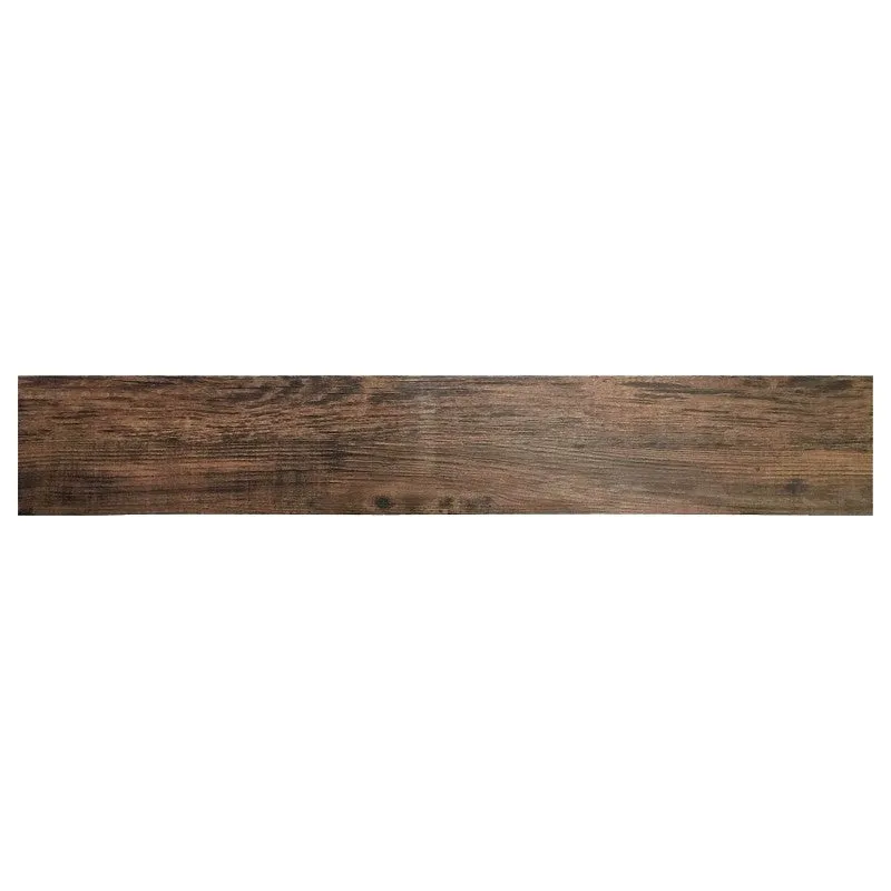 ProSource CL8890 Vinyl Plank Tile, 36 in L Tile, 6 in W Tile, Square Edge, Dark Oak