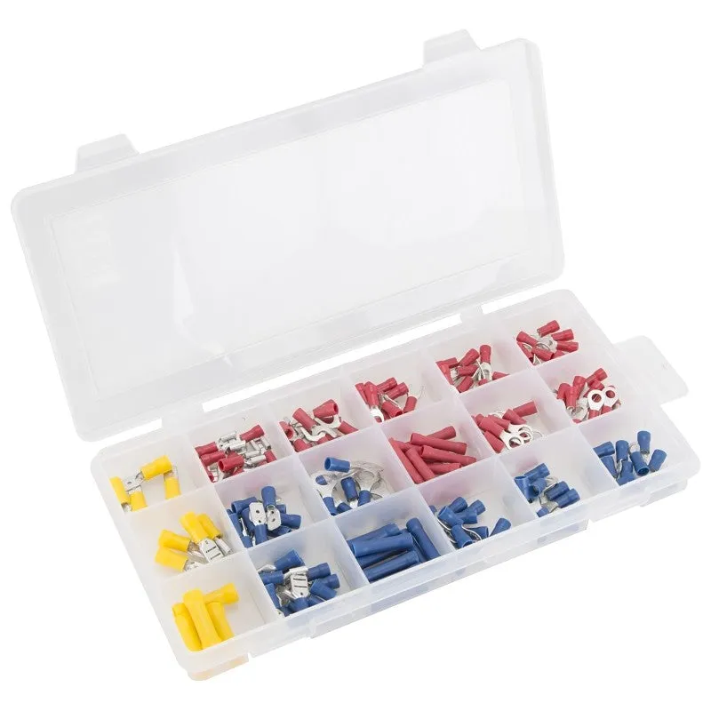 ProSource CP-1803L Electrical Terminals and Connectors Repair Kit, Plastic, 180 -Piece