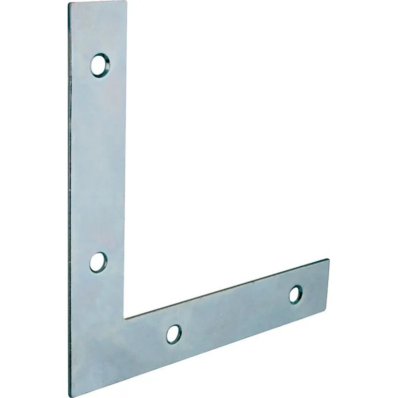 ProSource FC-Z04-013L Corner Brace, 4 in L, 4 in W, 5/8 in H, Steel, Zinc-Plated, 1.8 mm Thick Material (Pack of 10)