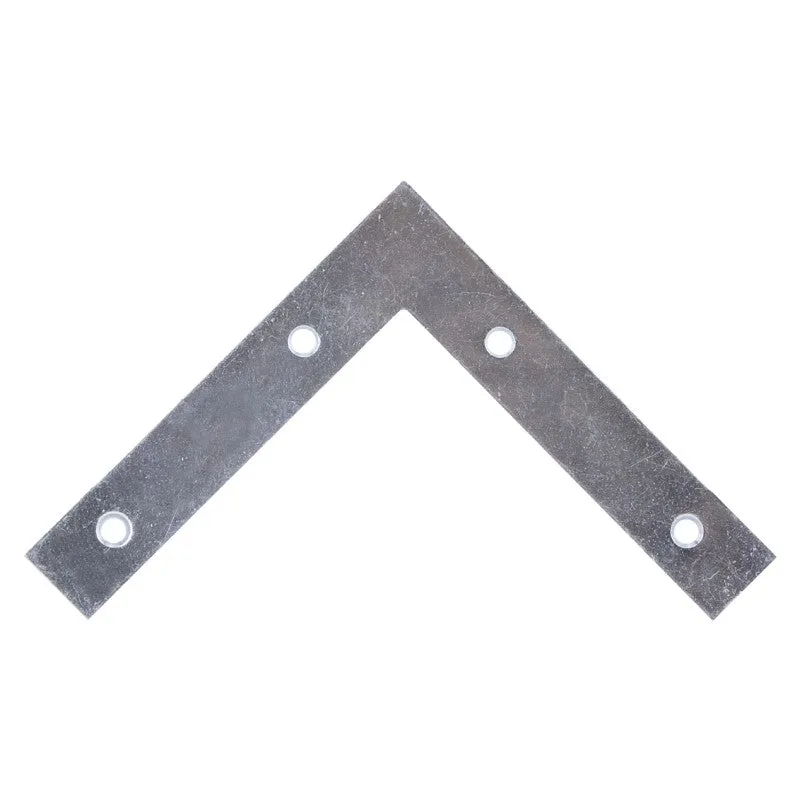 ProSource FC-Z05-013L Corner Brace, 5 in L, 5 in W, 7/8 in H, Steel, Zinc-Plated, 1.8 mm Thick Material (Pack of 10)