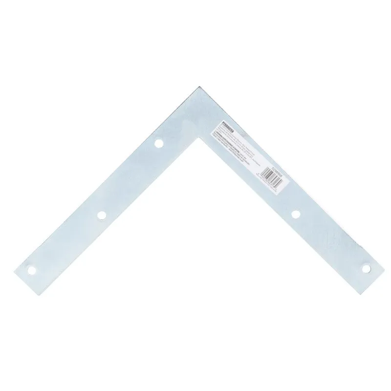ProSource FC-Z08-01PS Corner Brace, 8 in L, 8 in W, 1 in H, Steel, Zinc-Plated, 2 mm Thick Material (Pack of 5)