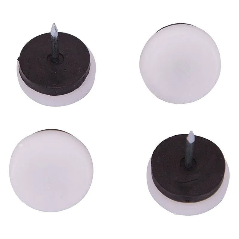 ProSource FE-50314-PS Furniture Glide, Plastic, white, White, 1-1/8 x 1-1/8 x 1-3/16 in Dimensions