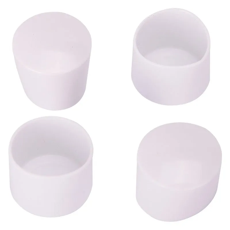 ProSource FE-50614-PS Furniture Leg Tip, Round, Plastic, White, 7/8 in Dia, 1 in H