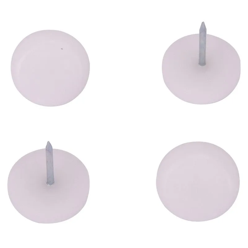 ProSource FE-S514-PS Furniture Glide, Plastic, White, White, 7/8 x 7/8 x 15/16 in Dimensions