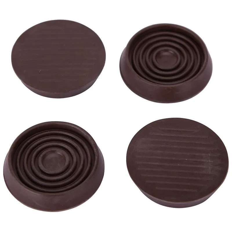 ProSource FE-S709-PS Caster Furniture Glide, Rubber, Brown, Brown, 2-5/32 x 2-5/32 x 15/32 in Dimensions