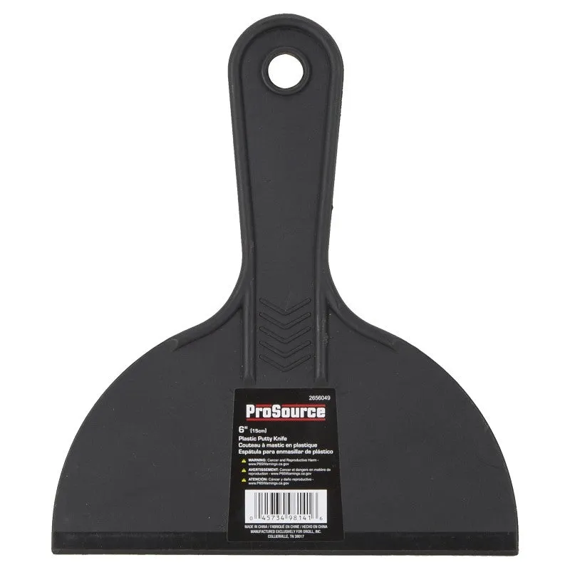ProSource JL-PS063L Putty Knife, 6 in W Blade, 6 in L Blade, Plastic Handle (Pack of 20)