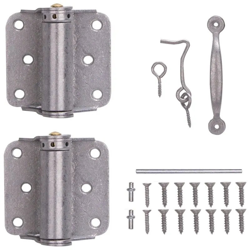 ProSource LR-114-PS Hinge Set, Galvanized Zinc, Zinc, 1 Set-Piece