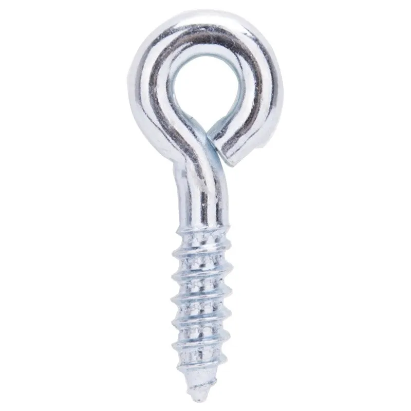 ProSource LR229 Screw Eye, 6 mm Dia Wire, 7 mm Thread, 3/4 in L Thread, 1-15/16 in OAL, 298 lb Working Load, Steel, Zinc (Pack of 20)