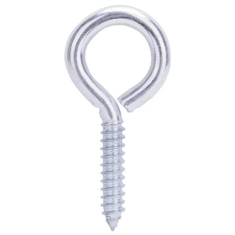 ProSource LR254 Lag Screw Eye, 11 mm Thread, Screw Thread, 1-7/8 in L Thread, 1-7/8 in Dia Eye, 292 lb Working Load (Pack of 10)