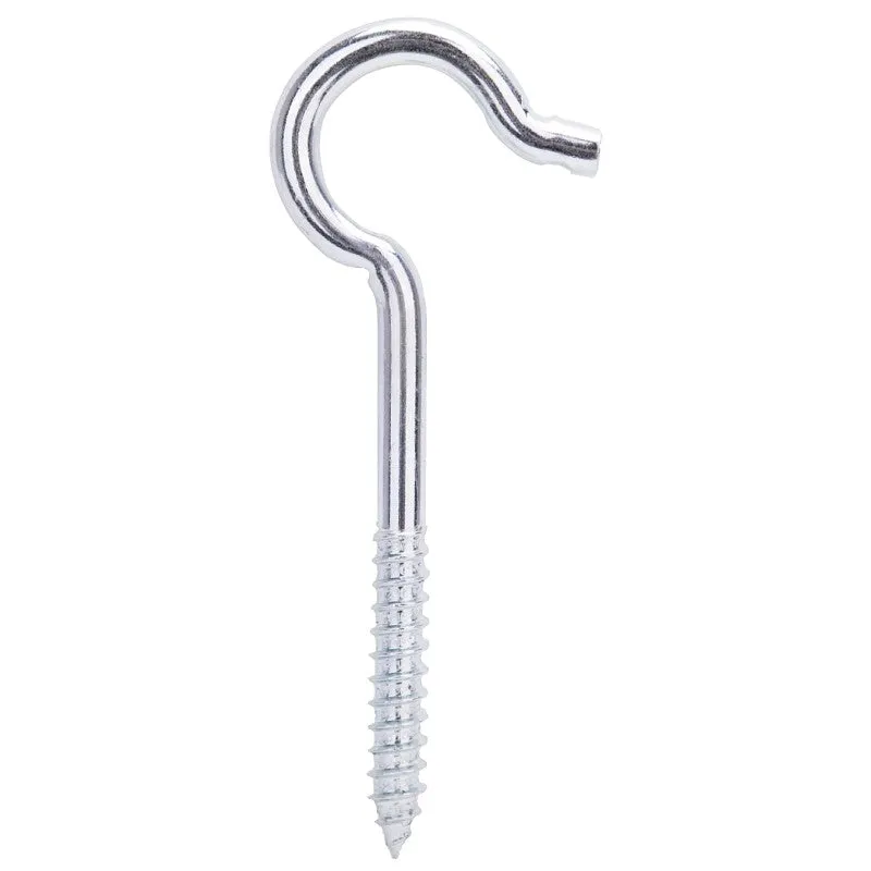 ProSource LR309 Ceiling Hook, 130 lb Working Load, Steel, Silver, Zinc (Pack of 20)