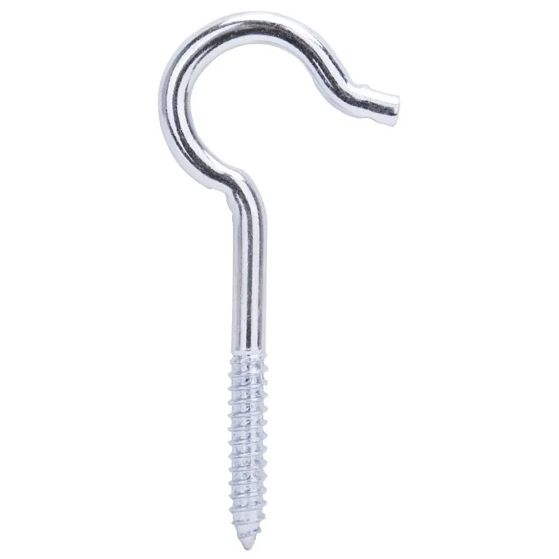 ProSource LR310 Ceiling Hook, 130 lb Working Load, Steel, Silver, Zinc (Pack of 20)
