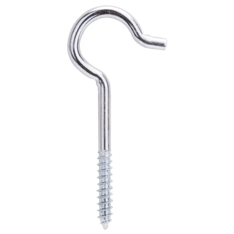 ProSource LR313 Ceiling Hook, 50 lb Working Load, Steel, Silver, Zinc (Pack of 20)