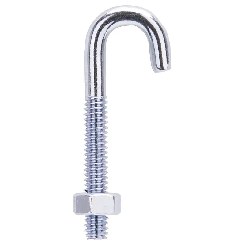 ProSource LR319 J-Bolt, 2-5/16 in L, 100 lbs Working Load, Zinc (Pack of 20)
