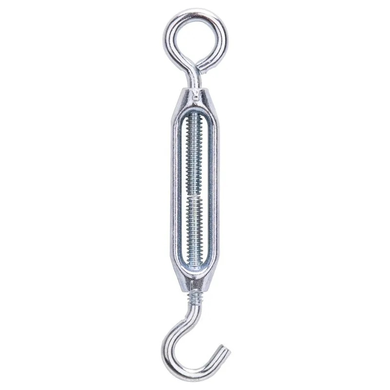 ProSource LR334 Turnbuckle, 3/16 in Thread, Hook, Eye, 5-1/2 in L Take-Up, Aluminum (Pack of 10)