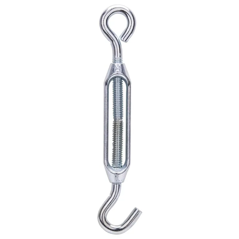 ProSource LR337 Turnbuckle, 5/16 in Thread, Hook, Eye, 9 in L Take-Up, Aluminum (Pack of 10)
