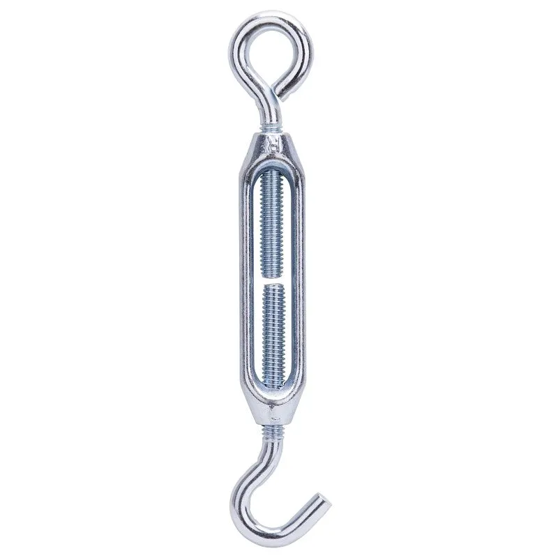 ProSource LR338 Turnbuckle, 3/8 in Thread, Hook, Eye, 11 in L Take-Up, Aluminum (Pack of 10)