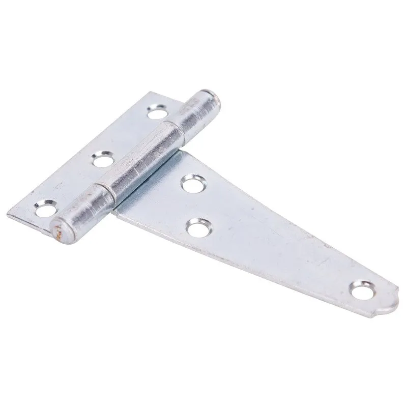 ProSource LTH-Z03-013L Light-Duty T-Hinge, Steel, Zinc, Fixed Pin, 180 deg Range of Motion, 13 (Pc) lb (Pack of 10)