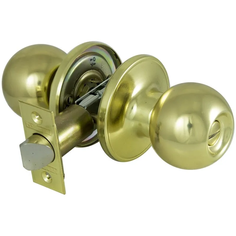 ProSource T3710V-PS Privacy Lockset, Tubular Design, Stainless Steel
