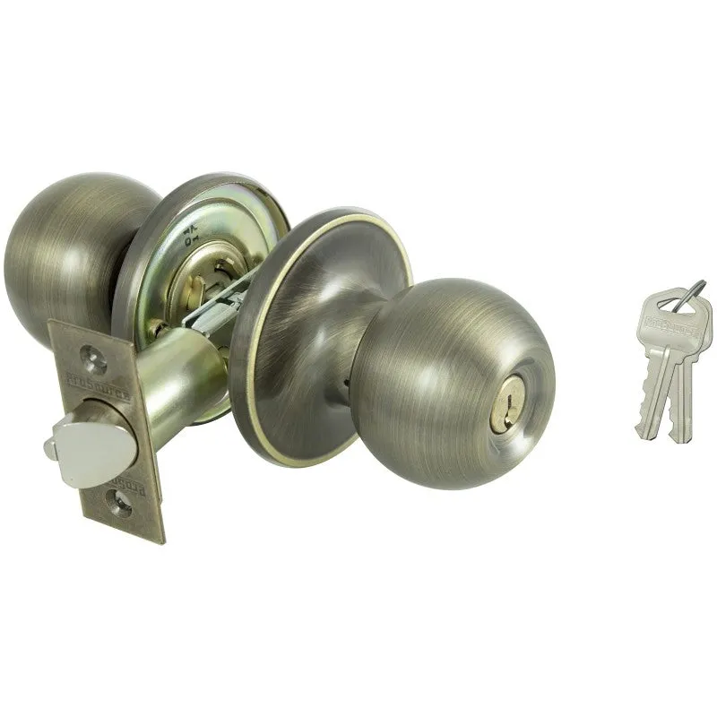 ProSource T3800V-PS Entry Knob, Brass, KW1, KA3 Keyway, 3 Grade (Pack of 3)