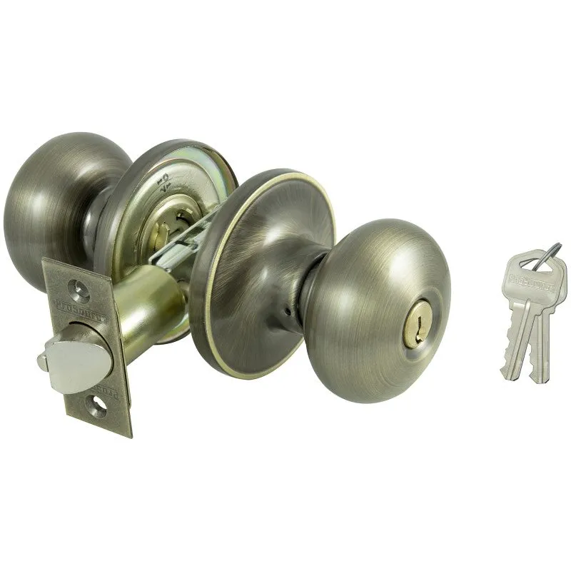 ProSource TF800V-PS Entry Knob, Stainless Steel, KW1, KA3 Keyway, 3 Grade (Pack of 3)