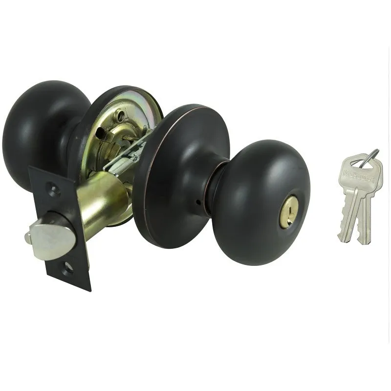 ProSource TFX700V-PS Entry Knob, Aged Bronze, KW1, KA3 Keyway, 3 Grade (Pack of 3)