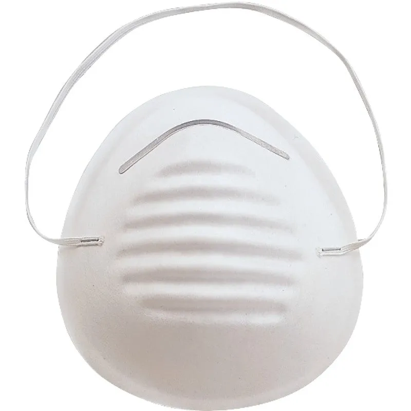 ProSource, TGE-DM01 Disposable Dust Mask, 5-1/4 in L x 4-1/4 in W Mask, Polypropylene Facepiece, White (Pack of 24)