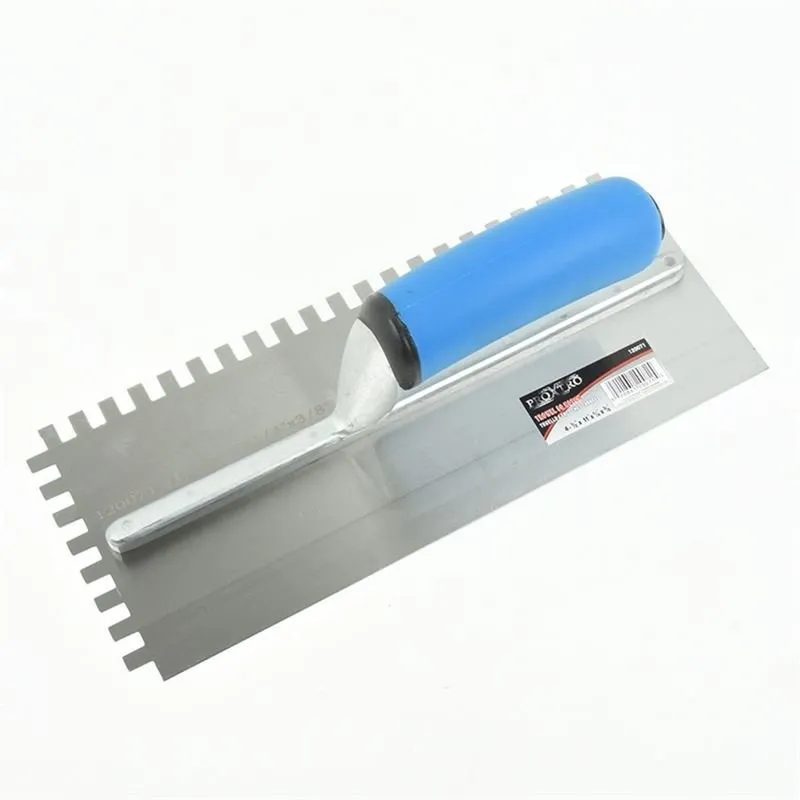 ProXTile 11 in. x 4 1/2 in. Square Notched Trowel with Soft Grip (1/4 in. x 3 / 8 in. Sq Notch)