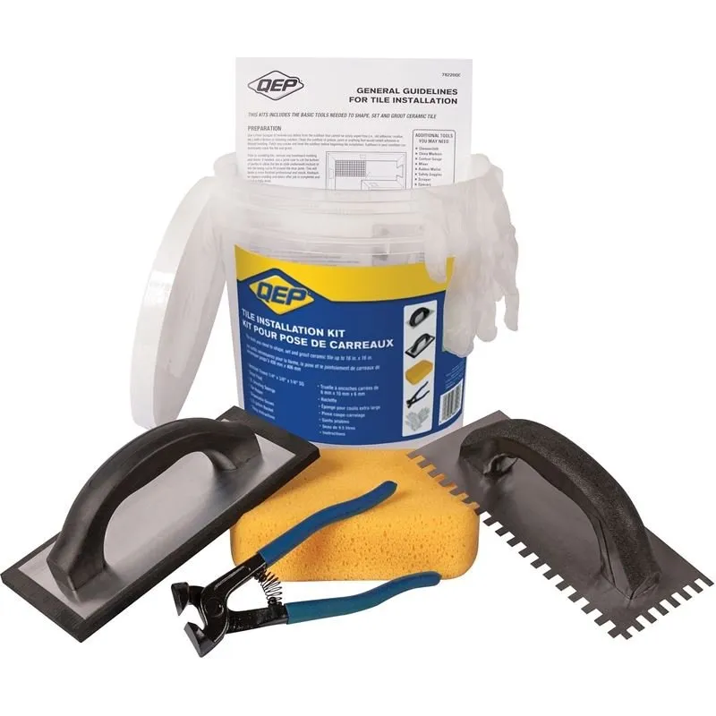 QEP 78220QC 6 Piece Ceramic Tile Installation Kit
