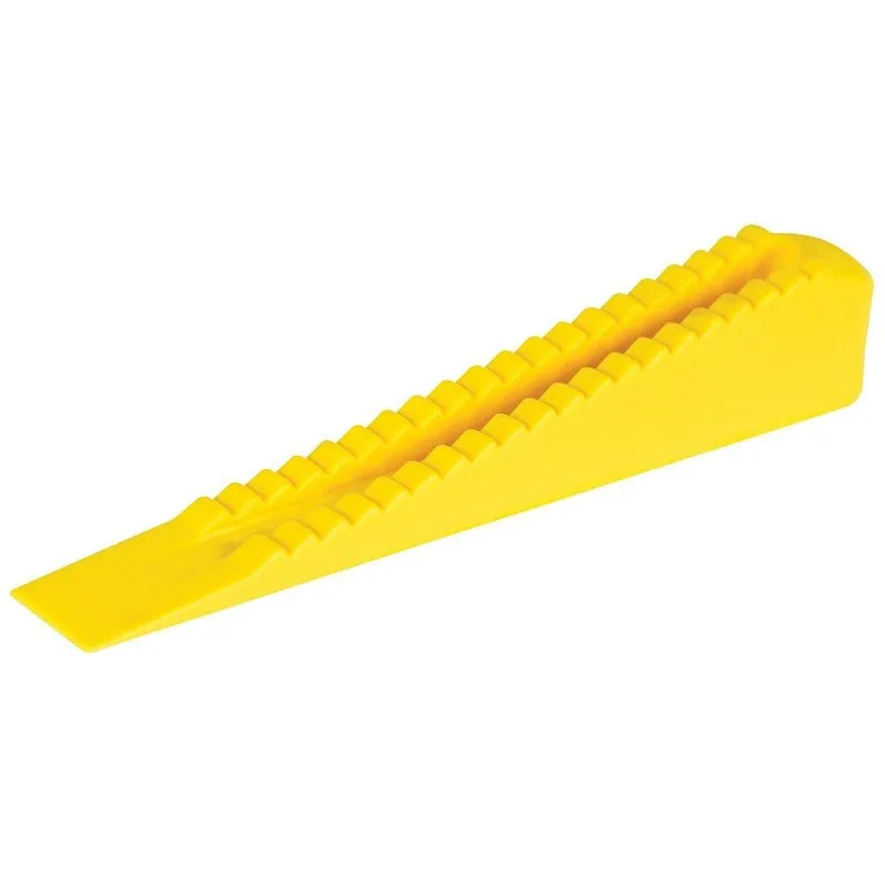 QEP 99726 Tile Spacer, 3/8 in Thick, Wedge, Plastic, White