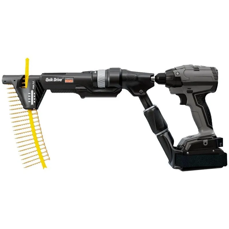 QuikDrive Project Pro QDPROJECTPRO Screw Driving Tool, Nylon, Black