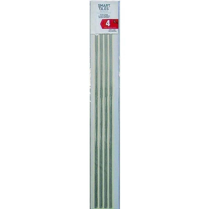 Quinco SE10764 Tile Edge, 18 in L, 0.27 in W, Silver