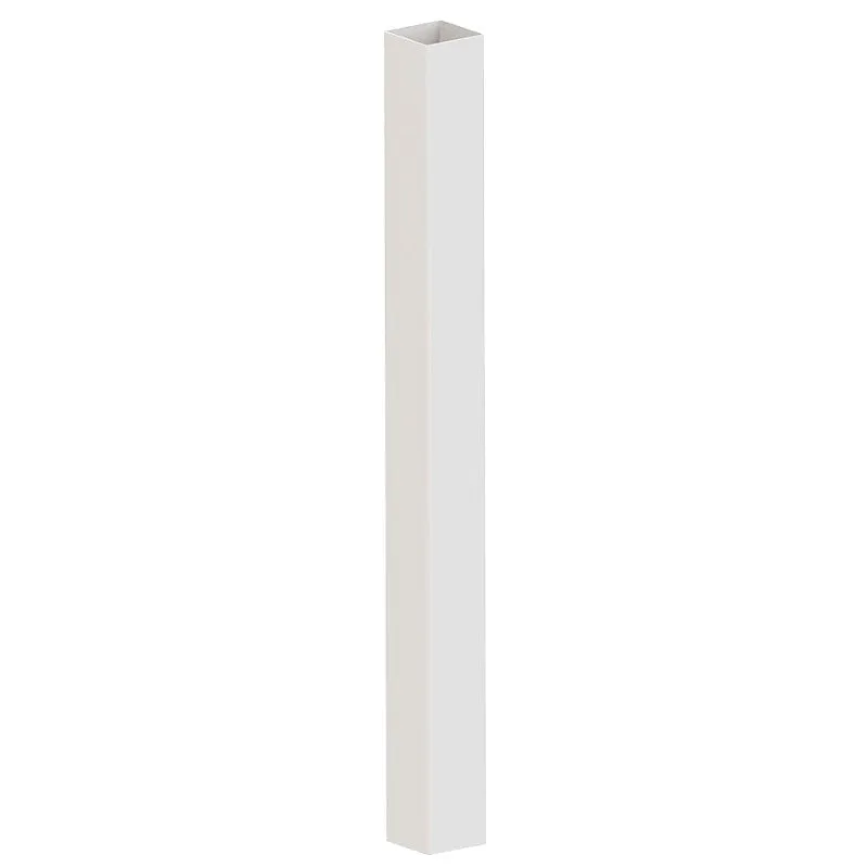 RDI 61109088 Post Sleeve, 45 in L Nominal, 4 in W Nominal, White