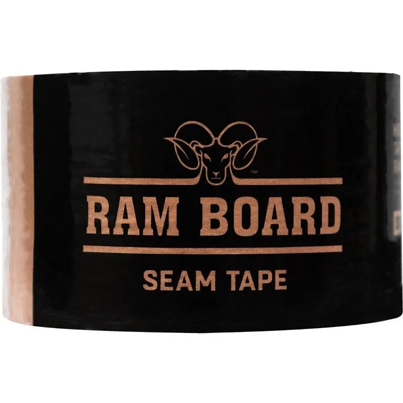 Ram Board Seam Tape RBST 3-164 Seam Tape, 2.83 in W, 164 ft L, Adhesive Backing, Natural/Tan