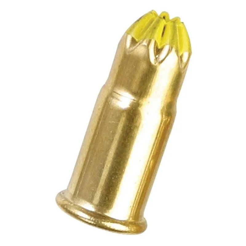Ramset 42CW Single Shot Powder Load, Power Level: 4, Yellow Code, 0.22 in Dia, 2-1/8 in L (Pack of 12)