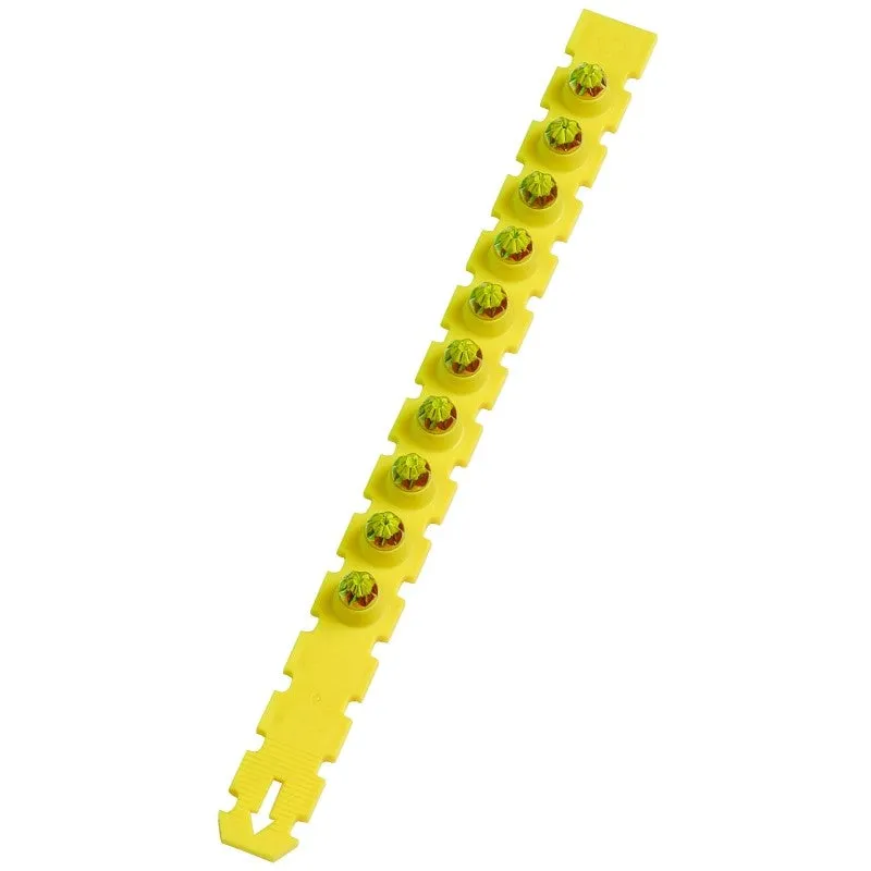 Ramset 4RS27 Powder Actuated Load Strip, Power Level: 4, Yellow Code, 10-Load, 0.27 in Dia, 1-1/2 in L (Pack of 6)