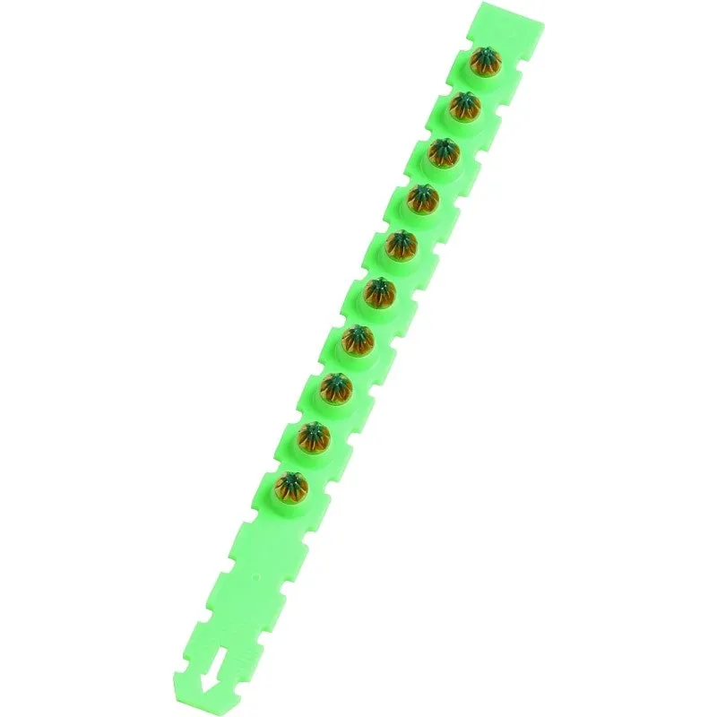 Ramset C3RS27 Powder Actuated Load Strip, Power Level: 3, Green Code, 10-Load, 0.27 in Dia, 1-1/2 in L (Pack of 6)