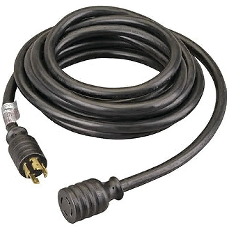 Reliance Controls PC3020K Power Cord Kit, 10 AWG Cable, 20 ft L, 30 A, 125/250 V