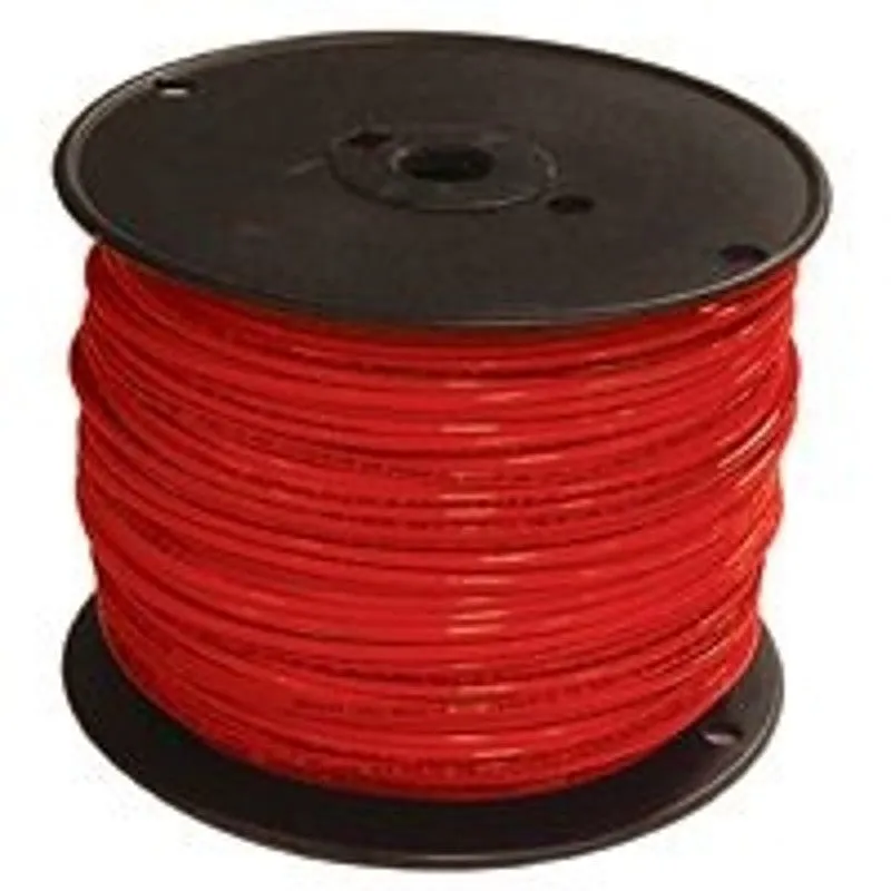 Romex 12RED-STRX500 Series Building Wire, Red Sheath, 12 AWG Wire, 1-Conductor, 500 ft L, Copper Conductor