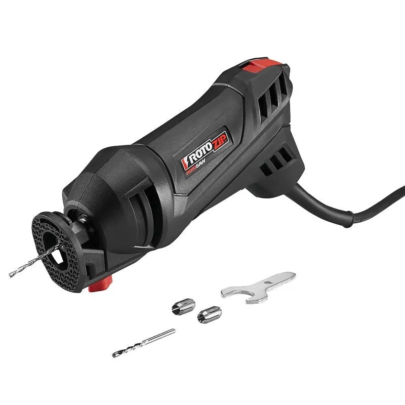 Rotozip SS355-10 Spiral Saw, 5.5 A, 1 in Cutting Capacity, 1/8, 1/4 in Chuck, Keyed Chuck, 30,000 rpm Speed