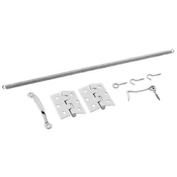 SCREEN/STORM DOOR SET SS 8-PC