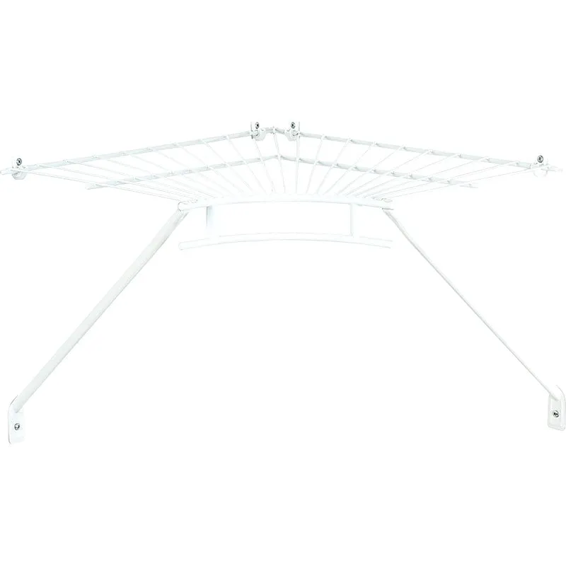 SHELF CORNER KIT 12 IN WHITE (Pack of 4)