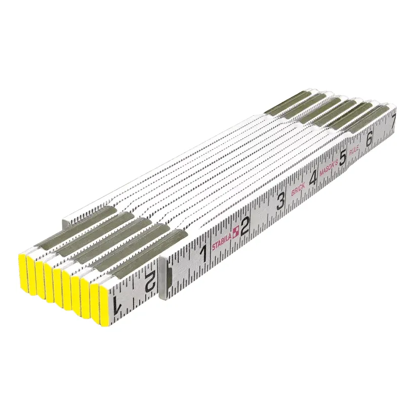 STABILA 80001 Type 600 Folding Rulers Mason’s (1/16ths, both edges, outside) | inch/inch