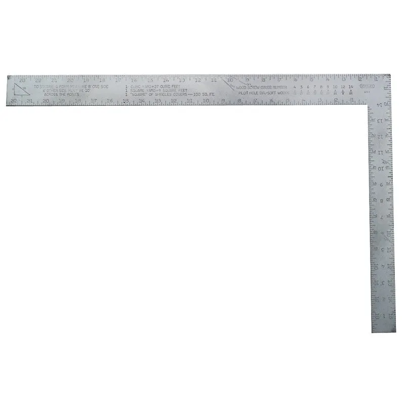 STANLEY 45-300 Carpenter’s Square, SAE Graduation, Aluminum