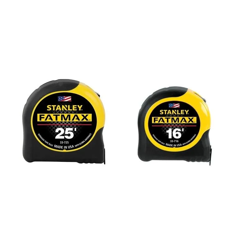 STANLEY FAT MAX FMHT70455LC Measuring Tape 2-Pack – 25ft and 16ft