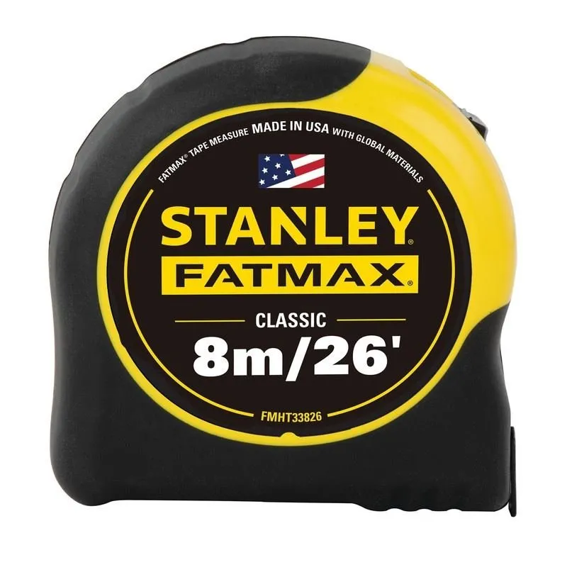 STANLEY FMHT33826S 1-1/4″ x 26’/8m Fatmax Tape Measure